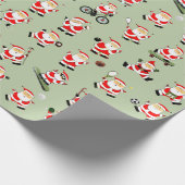 Sportfitness - Kerstmis Cadeaupapier (Hoek)