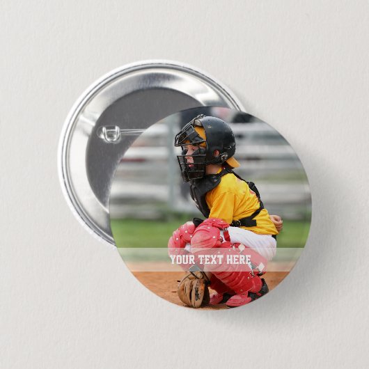 Sportfoto aanpassen ronde button 5,7 cm (Voorkant /achterkant)