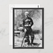 sportfoto, Boston Baseball Player Briefkaart (Voorkant / Achterkant)