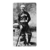  sportfoto, Boston Baseball Player Etiket (Voorkant)