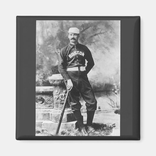  sportfoto, Boston Baseball Player Magneet (Voorkant)