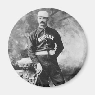  sportfoto, Boston Baseball Player Magneet