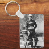  sportfoto, Boston Baseball Player Sleutelhanger (Voorkant)