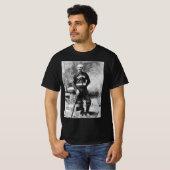 sportfoto, Boston Baseball Player T-shirt (Voorkant volledig)