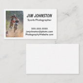 Sportfotografie-Visitekaartje Visitekaartje (Voorkant / Achterkant)