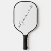 Sportfoto's Beste oma ooit Pickleball Paddle (Achterkant)