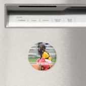 Sportfoto's personaliseren Pinback Magneet (Insitu (Vaatwasser))