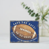 Sportgame Football Night Save Date Invitation Briefkaart (Staand voorkant)