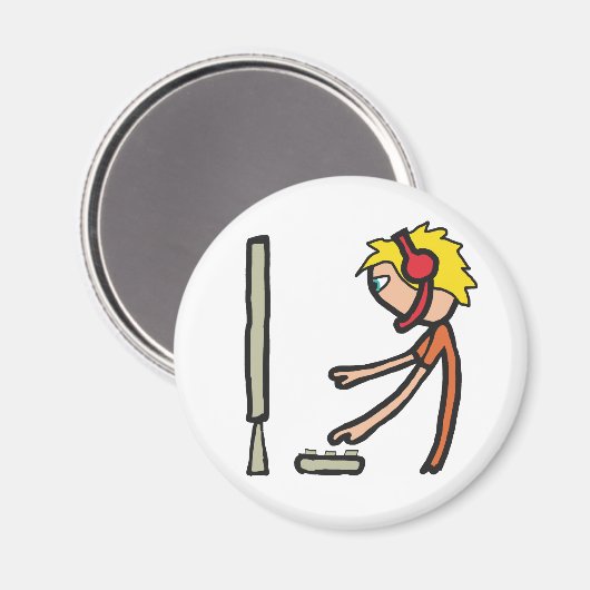 Sportgamer Magneet (Voorkant / Achterkant)