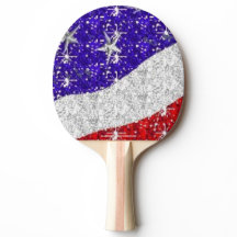 Sportgear - Amerikaans pingpongpeddel - vlag