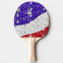 Sportgear - Amerikaans pingpongpeddel - vlag Tafeltennisbatje