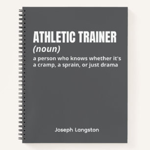 Sportgeneeskunde Humor Atletische Trainer Definiti Notitieboek