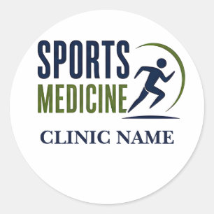 Sportgeneeskunde Prestatieontwerp Ronde Sticker