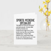 Sportgeneeskunde specialist kaart (Gele Bloem)