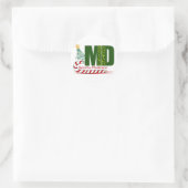SPORTGENEESMIDDELEN CHRISTMAS MD RONDE STICKER (Tas)