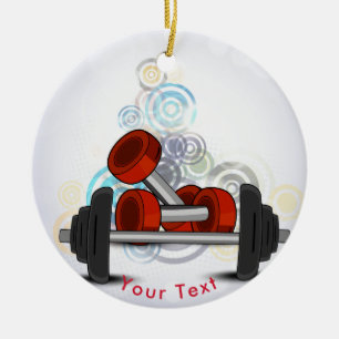 SPORTGEWICHTIGE HULPMIDDELEN KERAMISCH ORNAMENT
