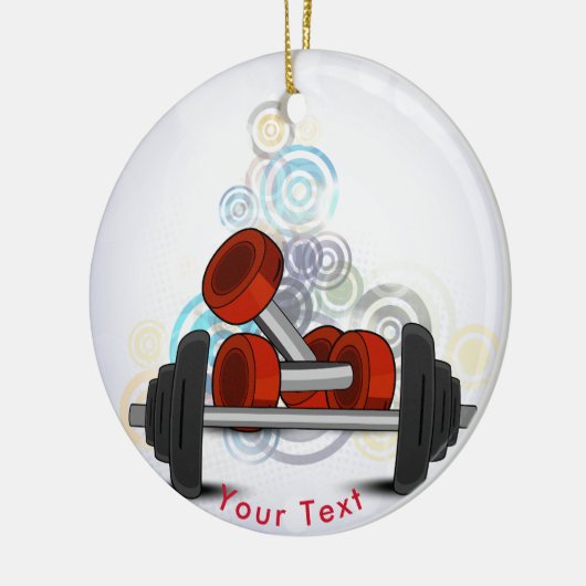 SPORTGEWICHTIGE HULPMIDDELEN KERAMISCH ORNAMENT (Links)