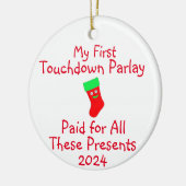 Sportgokken keramische sierspelen keramisch ornament (Links)