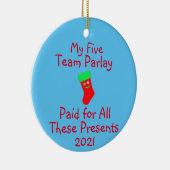 Sportgokken keramische sierspelen keramisch ornament (Rechts)