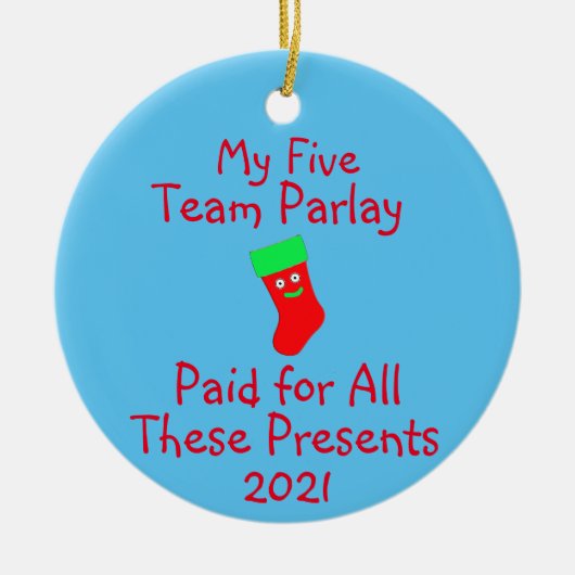 Sportgokken keramische sierspelen keramisch ornament (Voorkant)