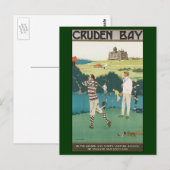  SportGolf in Schotland, Golfers Golfing Briefkaart (Voorkant / Achterkant)