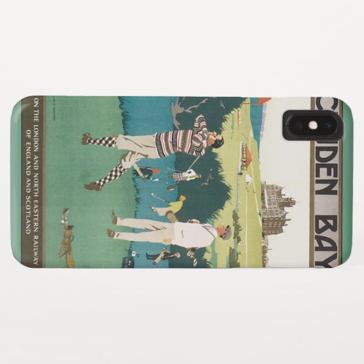 SportGolf in Schotland, Golfers Golfing Case-Mate iPhone Case (Achterkant (horizontaal))