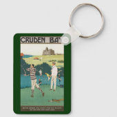  SportGolf in Schotland, Golfers Golfing Sleutelhanger (Achterkant)