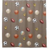 Sportgordijn Douchegordijn (Voorkant)