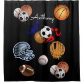 Sportgordijn Douchegordijn (Voorkant)