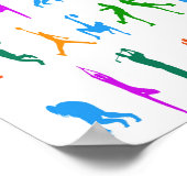 Sportgrafisch ontwerp voor Poster (Hoek)