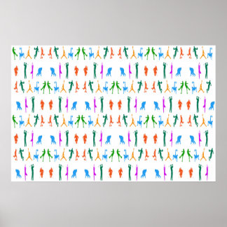 Sportgrafisch ontwerp voor Poster