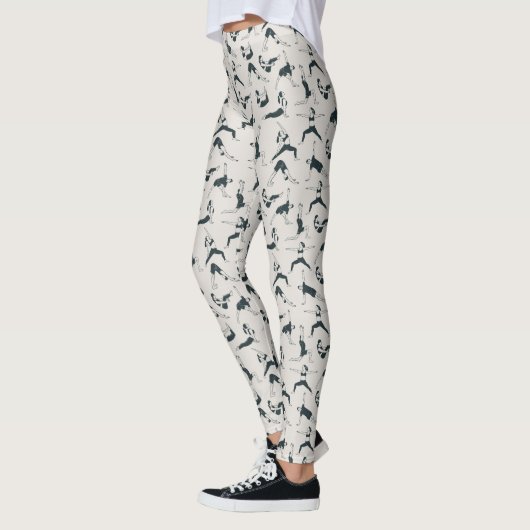 sportGym Yoga Pilates Fitness Meditation Pattern Leggings (Links)