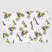 Sporthanddoek Skateboard Girl Golfhanddoek (Horizontaal)