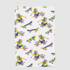 Sporthanddoek Skateboard Girl Golfhanddoek