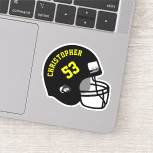 Sporthelm Naam en nummer Sticker