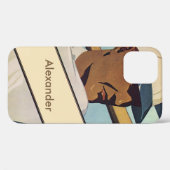  Sporthonkbalbatterij, stijlvolle kunst Case-Mate iPhone Case (Achterkant (horizontaal))