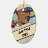  Sporthonkbalbatterij, stijlvolle kunst Keramisch Ornament (Links)