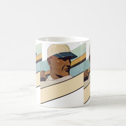  Sporthonkbalbatterij, stijlvolle kunst Koffiemok (Center)