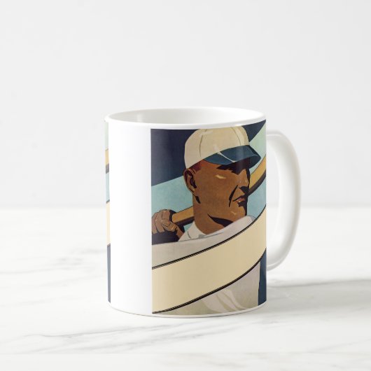  Sporthonkbalbatterij, stijlvolle kunst Koffiemok (Voorkant rechts)