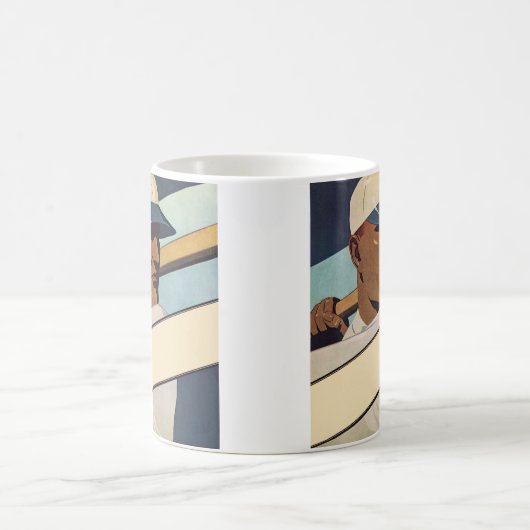  Sporthonkbalbatterij, stijlvolle kunst Koffiemok (Center)