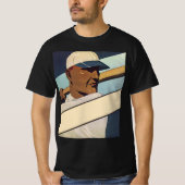 Sporthonkbalbatterij, stijlvolle kunst T-shirt (Voorkant)