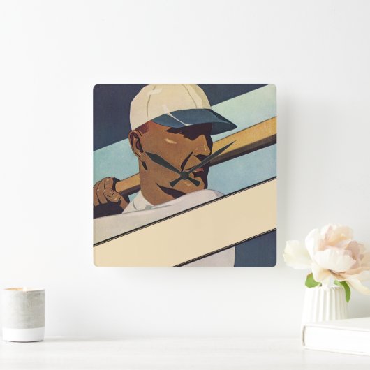  Sporthonkbalbatterij, stijlvolle kunst Vierkante Klok (Huis)