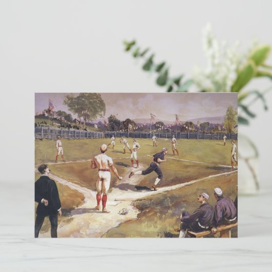  sporthonkbalspel van Henry Sandham (Staand voorkant)