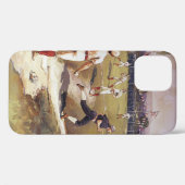  sporthonkbalspel van Henry Sandham Case-Mate iPhone Case (Achterkant (horizontaal))