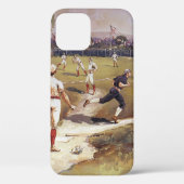 sporthonkbalspel van Henry Sandham Case-Mate iPhone Case (Achterkant)