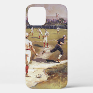 sporthonkbalspel van Henry Sandham Case-Mate iPhone Case