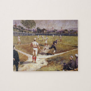 sporthonkbalspel van Henry Sandham Legpuzzel