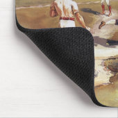  sporthonkbalspel van Henry Sandham Muismat (Hoek)