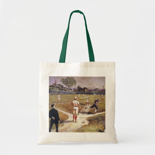 sporthonkbalspel van Henry Sandham Tote Bag (Voorkant)