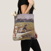  sporthonkbalspel van Henry Sandham Tote Bag (Dichtbij)